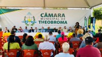 Câmara Municipal de Theobroma realiza Sessão Solene para entrega de Moções de Aplausos durante a 7ª Festa da Agricultura Familiar