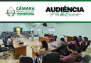 O objetivo da audiência foi apresentar e discutir com a sociedade civil e representantes do poder público as mudanças propostas no processo legislativo orçamentário municipal.