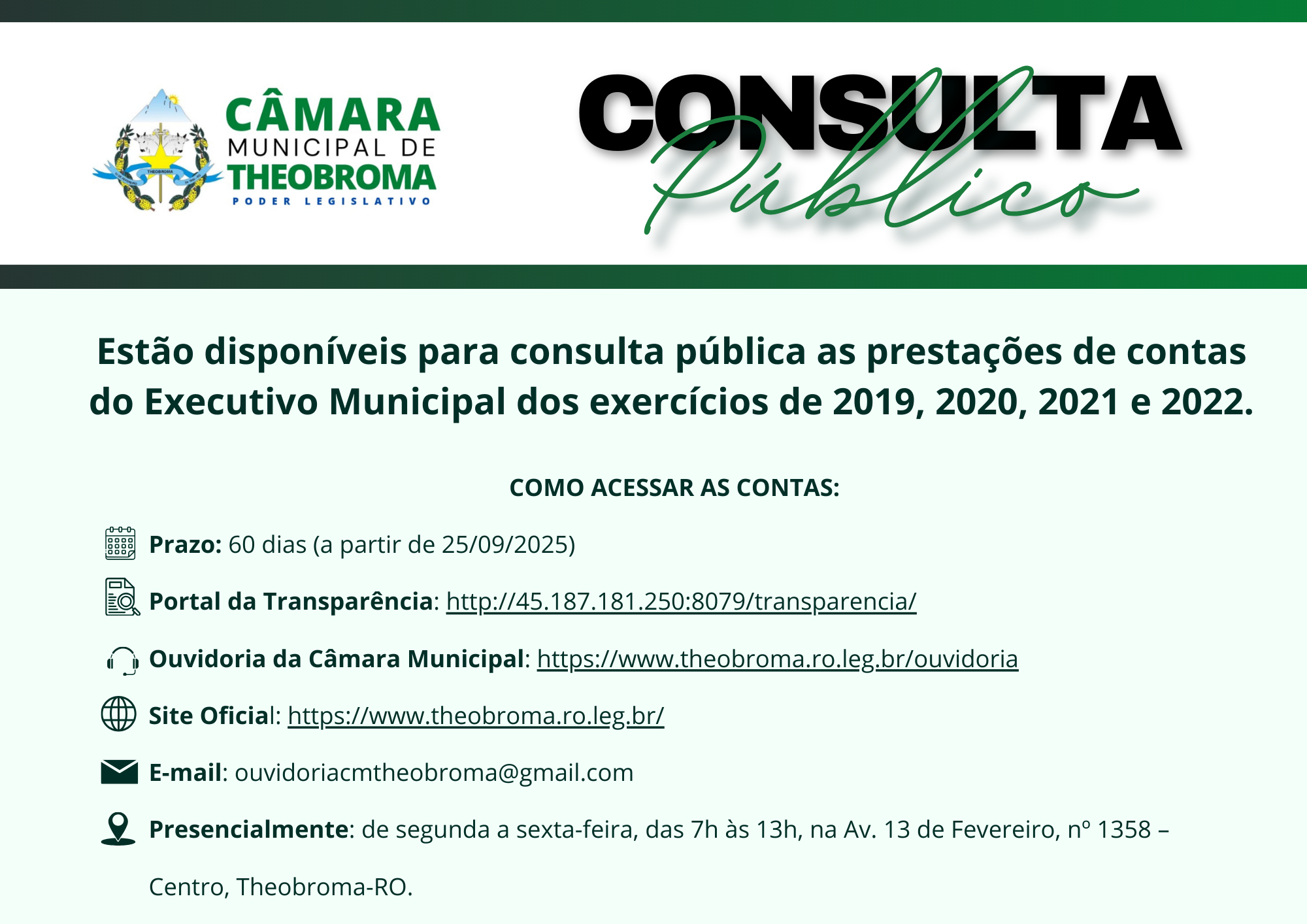 CONSULTA PÚBLICA
