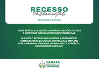 Recesso parlamentar da Câmara Municipal de Theobroma